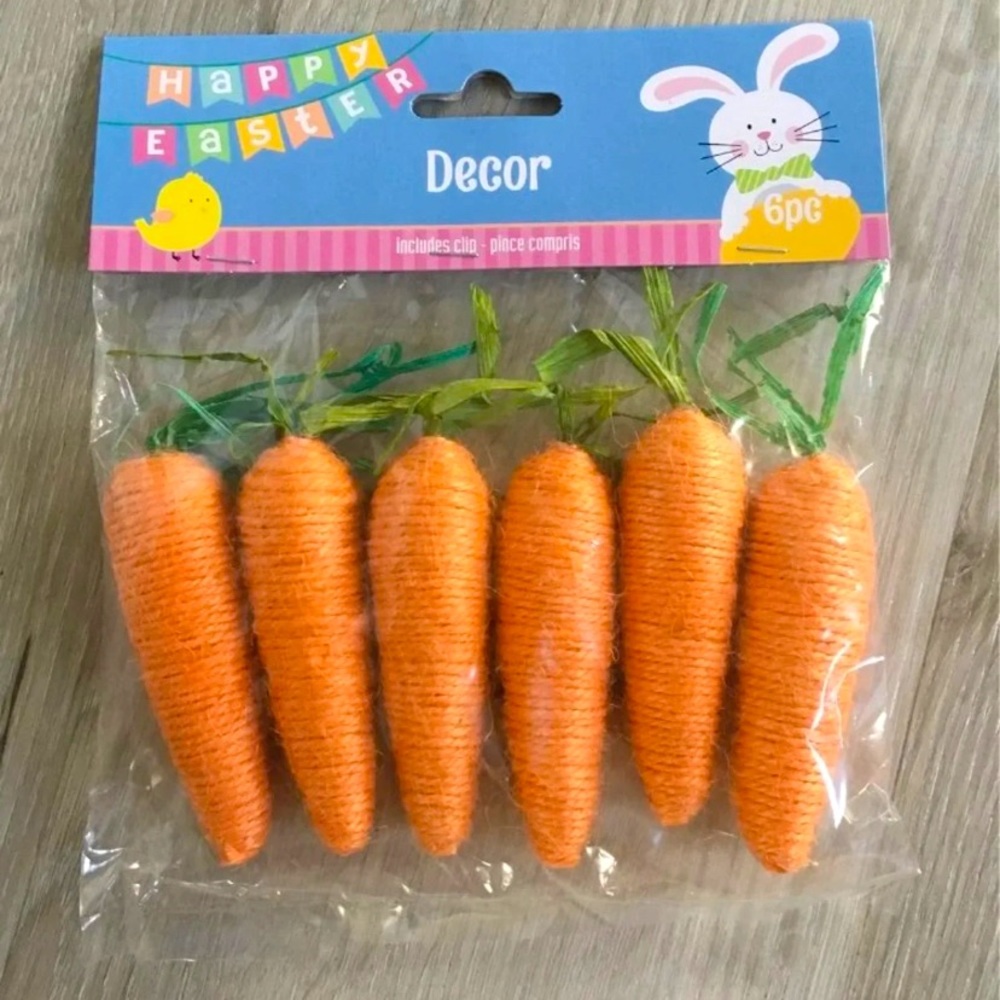 Easter Carrots pack of 6 mini carrots